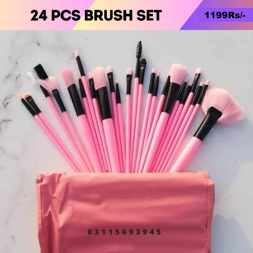 24 Pcs Professional Makeup Brush Set