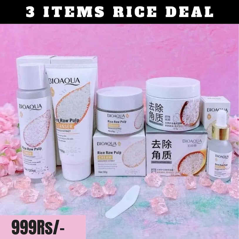 Bioaqua Rice 3-in-1 Skincare Deal