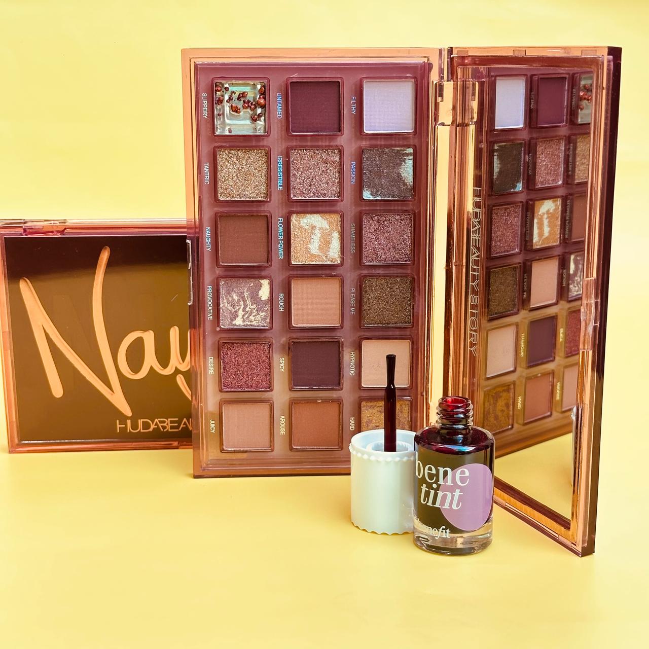Makeup Glow Deal β Huda Beauty Naughty Eyeshadow Palette + Benetint