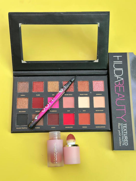 Huda Beauty Rose Glam Deal – Eyes & Cheeks Perfection