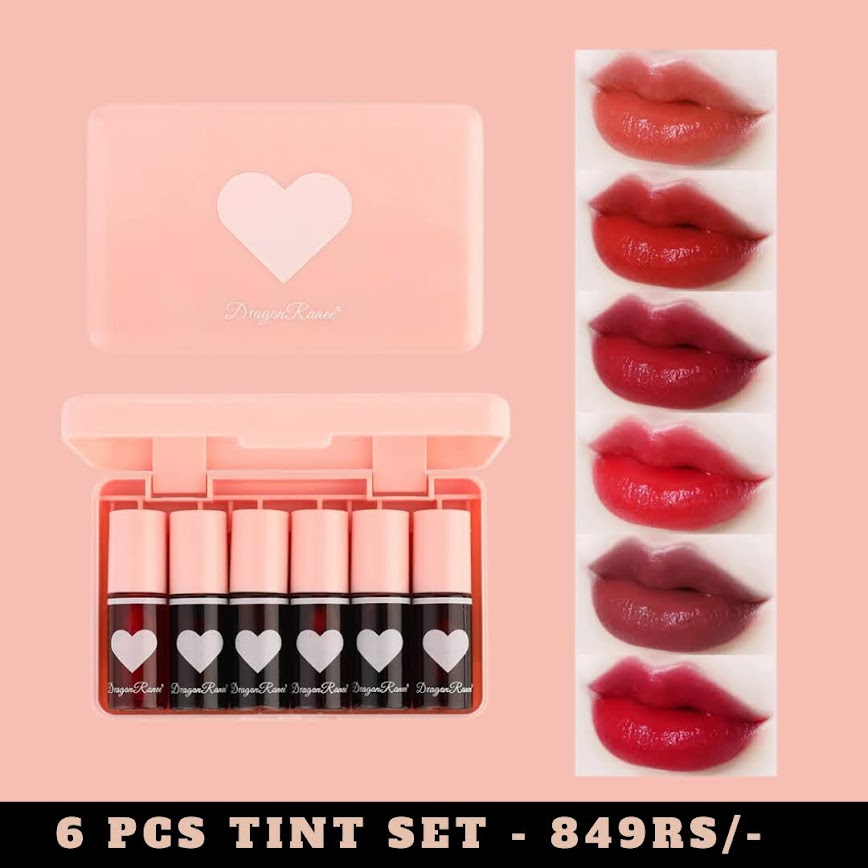 Set of 6 Pcs Lip Tints