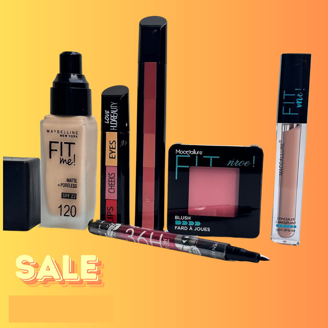 Fit me - Glass Found, concelor, blusher, 5 in 1 & 3 in 1 Stick & 36HRs liner