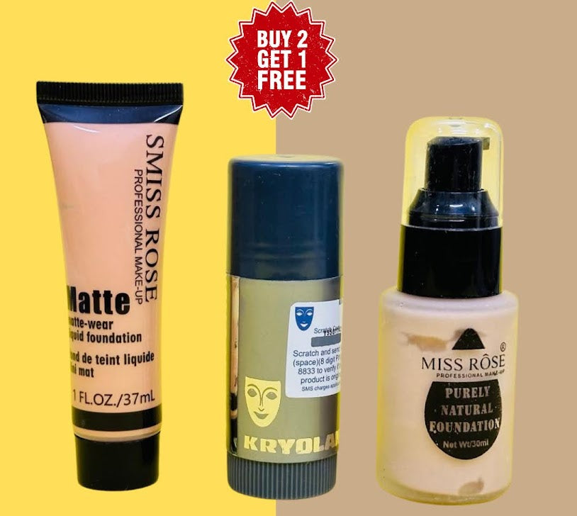 Buy 2 Get 1 Free – Miss Rose & Krylon Foundation Deal