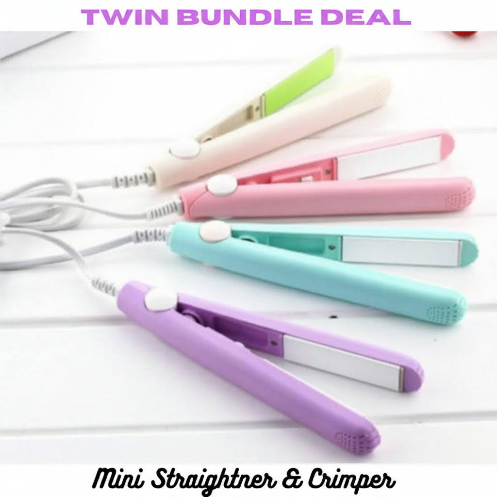 Twin Deal Mini Straightener & Crimper