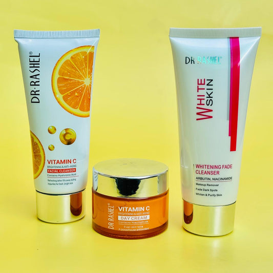 Glow & Clean Skin Care Deal – Set of 3 (2 Cleansers + Face Cream)