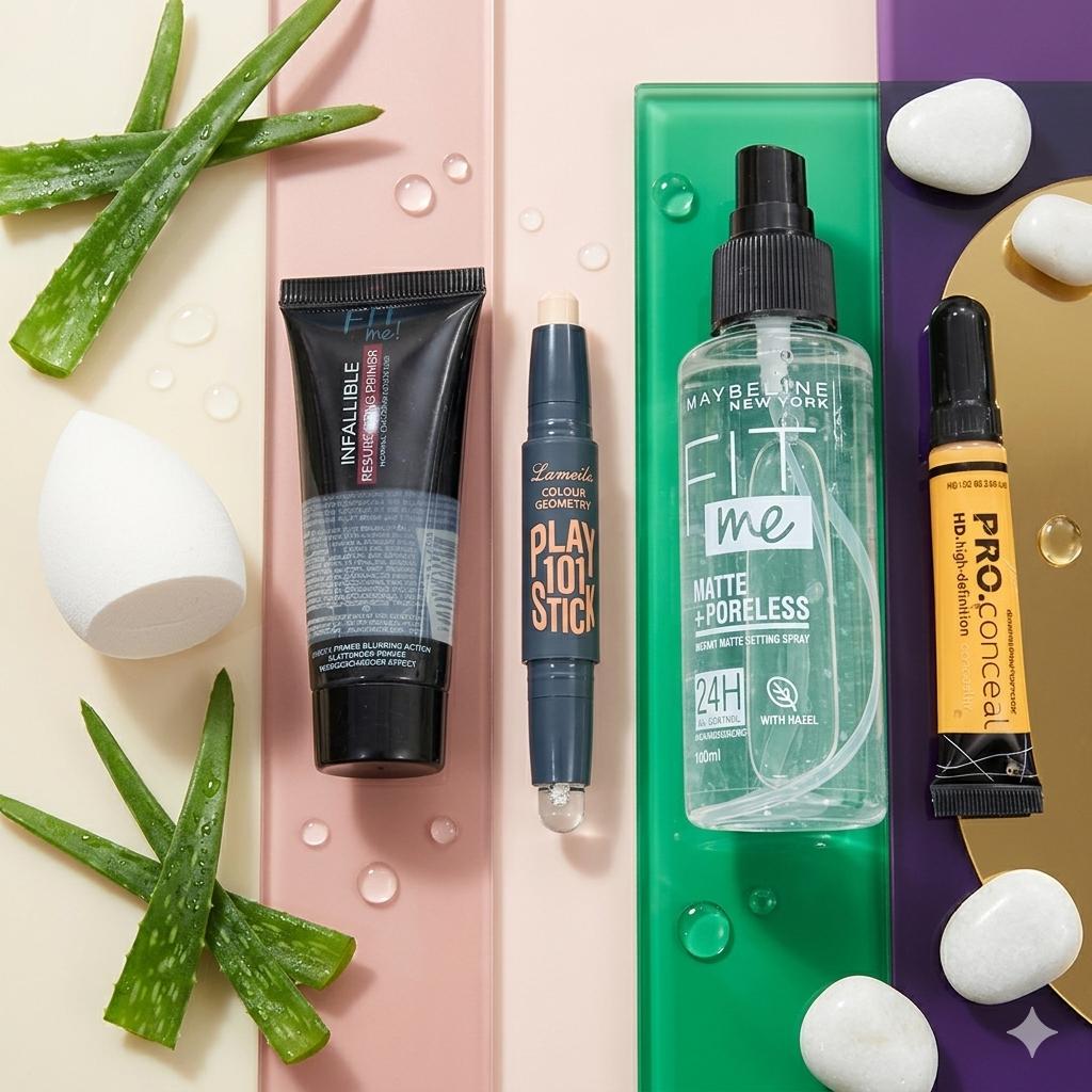 LA Concealer + Fixer + Twin CS + Tube Primer & Blender Deal
