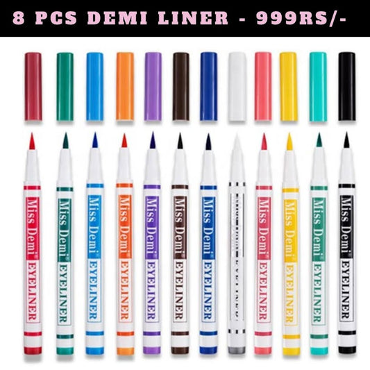 8 Pcs Demi Liner Set
