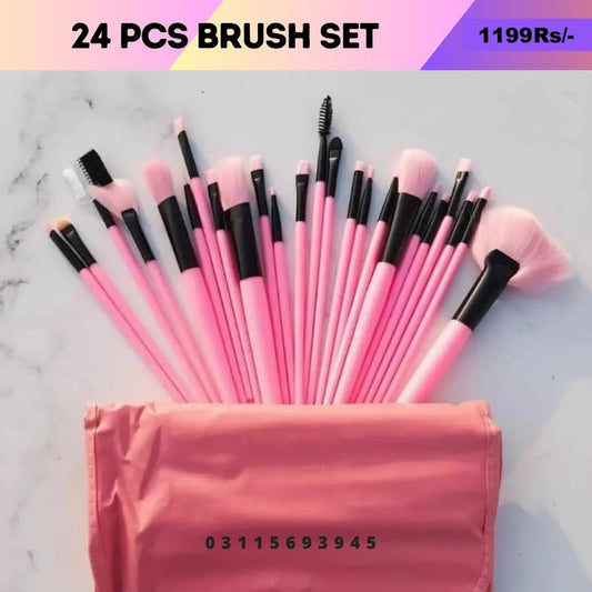 24 Pcs Professional Makeup Brush Set