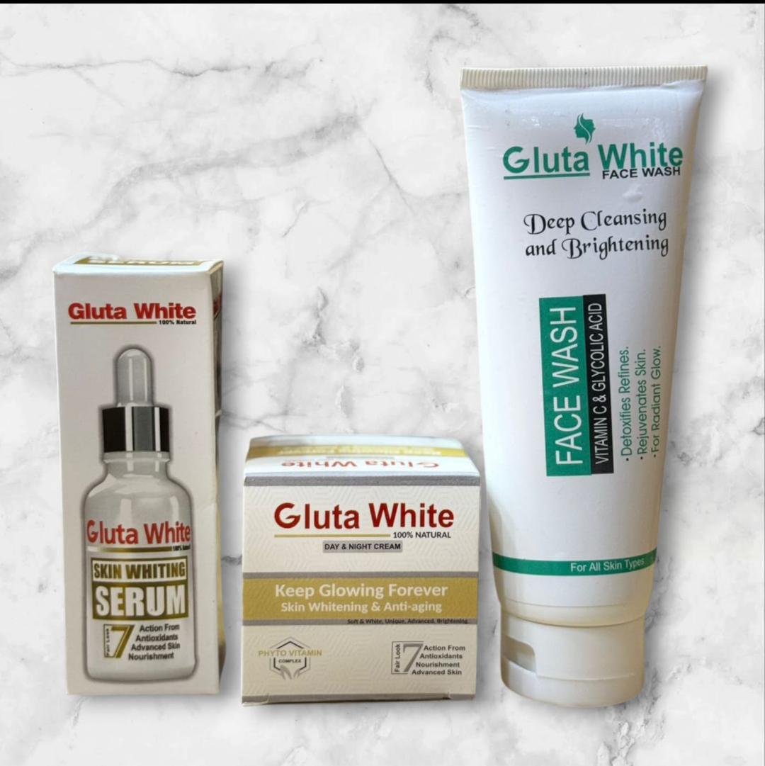 Gluta White 3 Pcs Whitening Kit