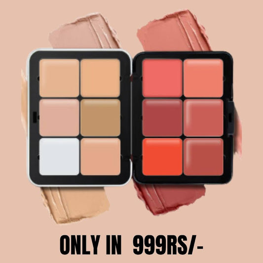 12 Shades Lip & Contour Pallate