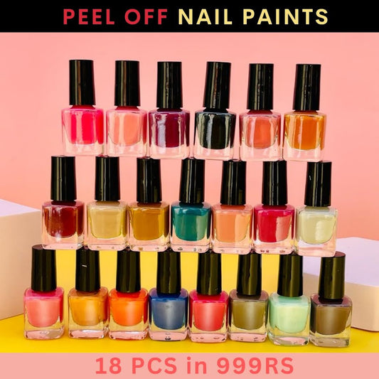 18 Peel-Off Nailpaints