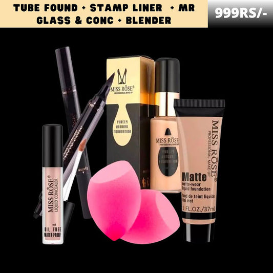 Exclusive Makeup Deal - Tube Found, Stamp liner, MR Glass & Conc, Blender