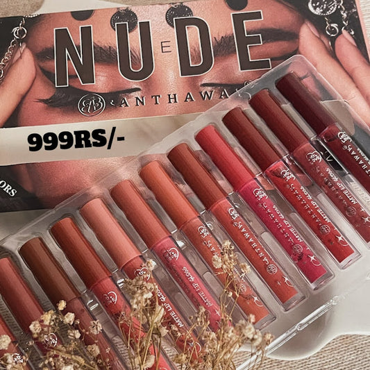 12 PCS Nude Shades  Anthaway Gloss Set