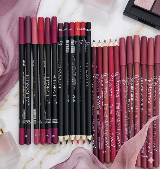 Set of 15 Lip Pencils- mix of reds and nude shades