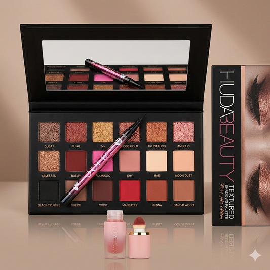 Huda Beauty Rose Glam Deal – Eyes & Cheeks Perfection