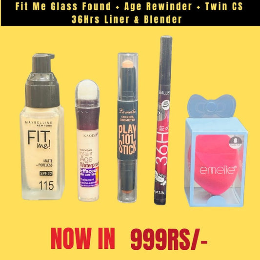 Fit Me - Glass Found, Age Rewinder, Twin CS , 36HRs liner & Blender