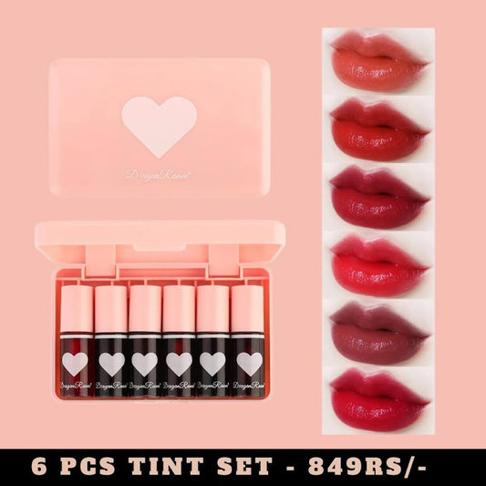 Set of 6 Pcs Lip Tints