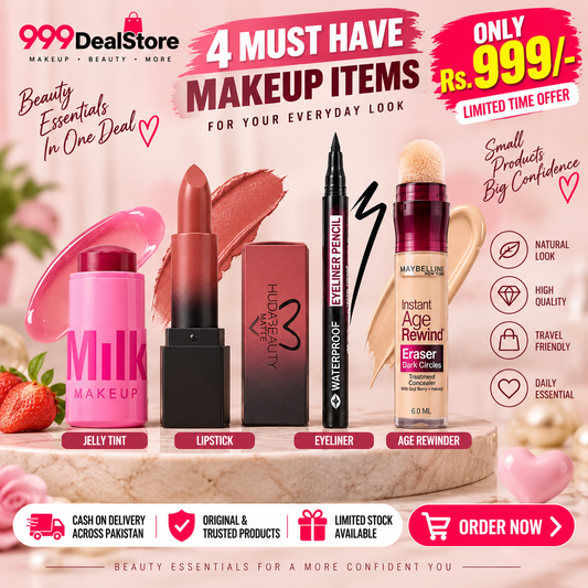 Age Rewinder + Jelly Tint + Faux Lipstick + 36Hr Liner Deal