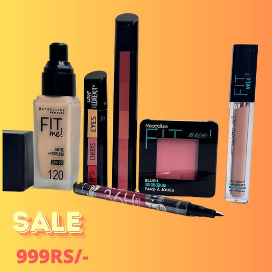 Fit me - Glass Found, concelor, blusher, 5 in 1 & 3 in 1 Stick & 36HRs liner