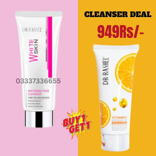 Dr Rashel Cleansers – Buy 1 Get 1 Free Deal