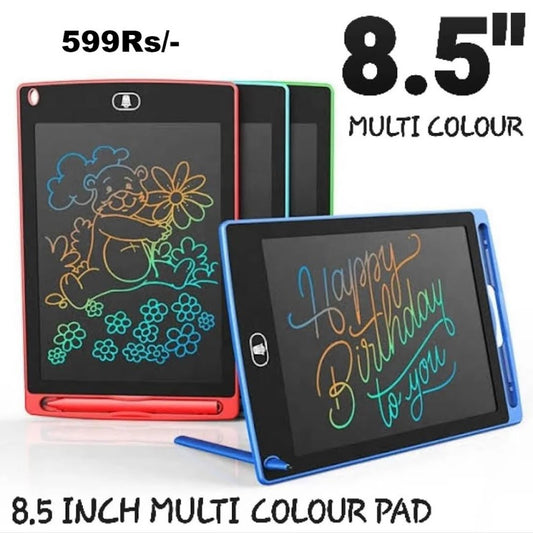8.5 Inch Multi-Colour Writing Pad