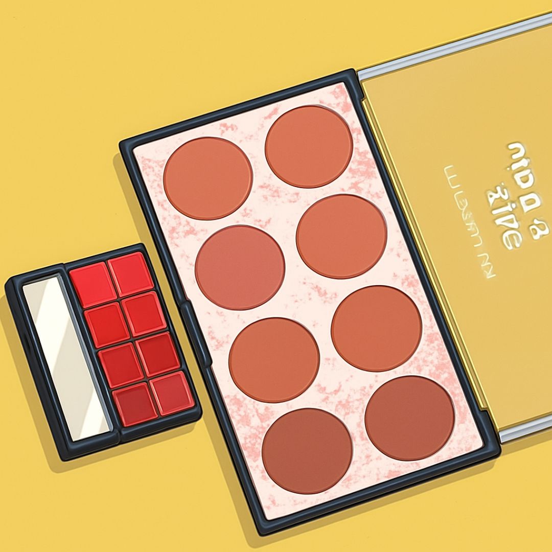 Ultimate Glam Deal – 8 Colour Blush Palette & 8 Colour Lip Kit