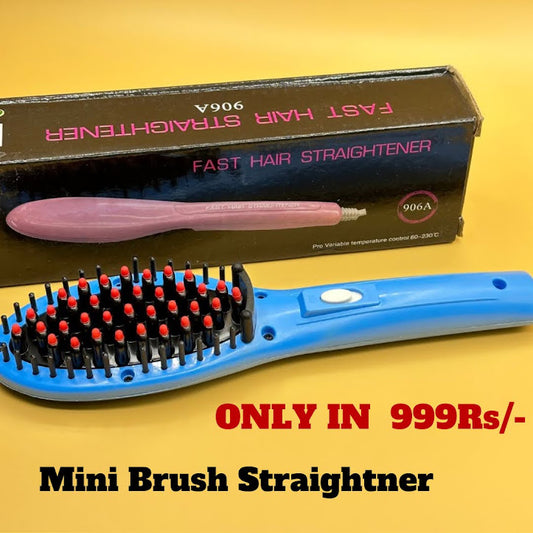 Mini Brush Straightener