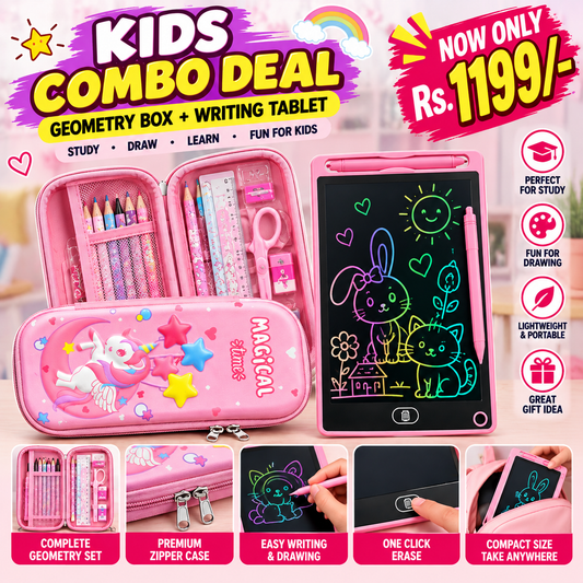Geometry Pouch & Writing Pad