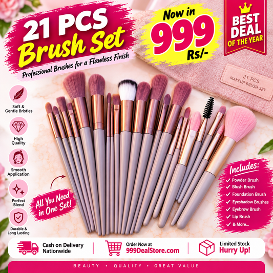 21 Pcs Makeup Brush Set