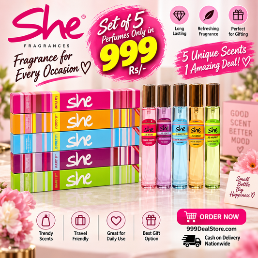 5 Pcs SHE Pen Perfume Set