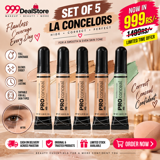 Set of 5 LA Pro Concealers