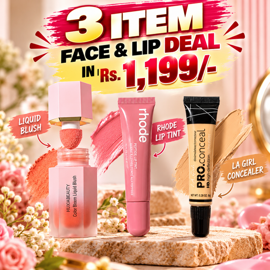 Deal (Cushion Blusher + Rhode Gloss + Pro Concealer Deal)