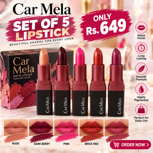 Set of 5 Carla Lipsticks