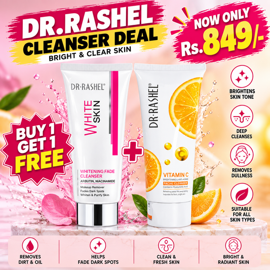 Dr Rashel Cleansers – Buy 1 Get 1 Free Deal
