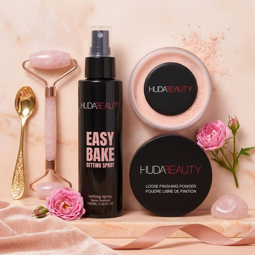 Huda Twin Deal - Fixer & Loose Powder