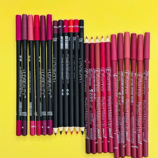 Set of 18 Lip Pencils- mix of reds and nude shades