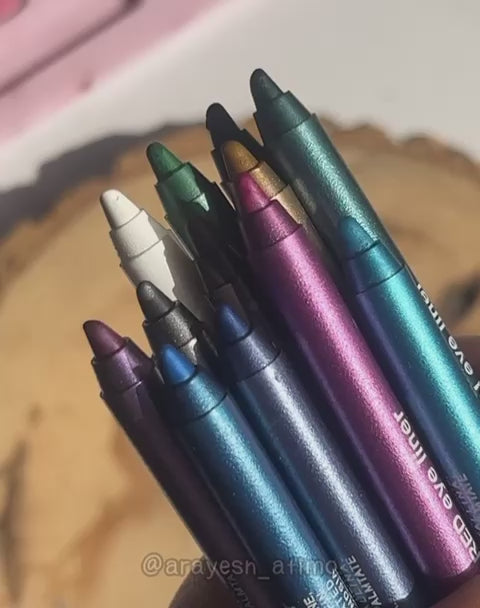 10 Pcs Glitter Eye Pencils