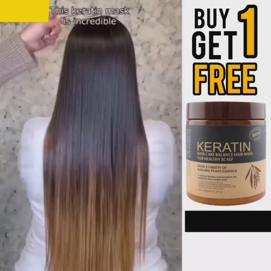 Buy 1 Get 1 Free - Keratin Hair Care Balance Hair Mask
