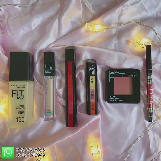 Fit me - Glass Found, concelor, blusher, 5 in 1 & 3 in 1 Stick & 36HRs liner